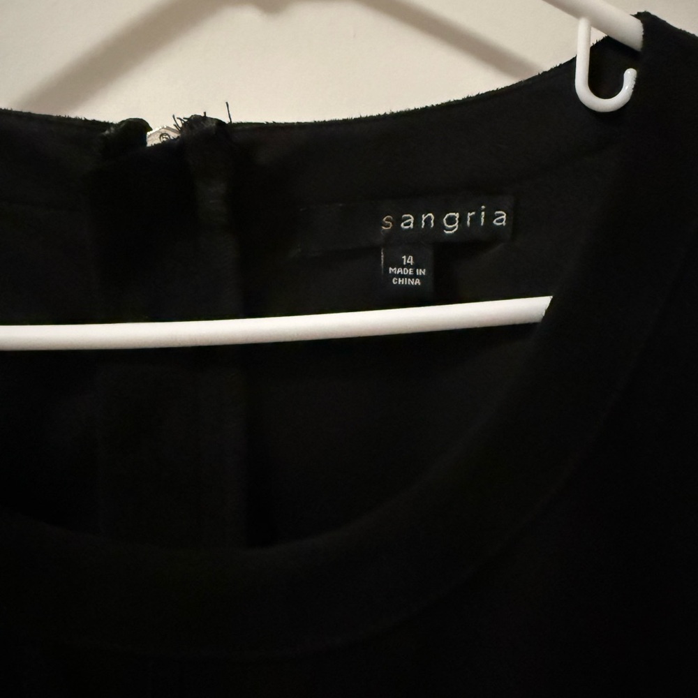 Signature by Sangria Black Sleeveless Cocktail Dress
